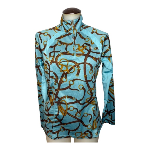 Ariat 1/4 Zip Base Layer Top ARIETTEK - Picture 3 of 12